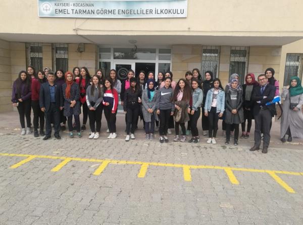 Aile Ve Tüketici Hizmetleri Alanı, Emel Tarman Görme Emçngelliler Okuluna Gezi Düzenledi